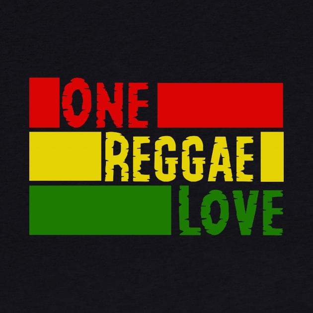 One Reggae Love, Ethiopia flag, Rasta by alzo